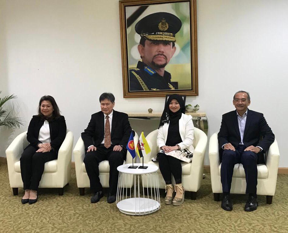 ASEAN-BAC Chair 2021 made courtesy calls to Vietnam Ambassador to Brunei and ASEAN Sec-Gen